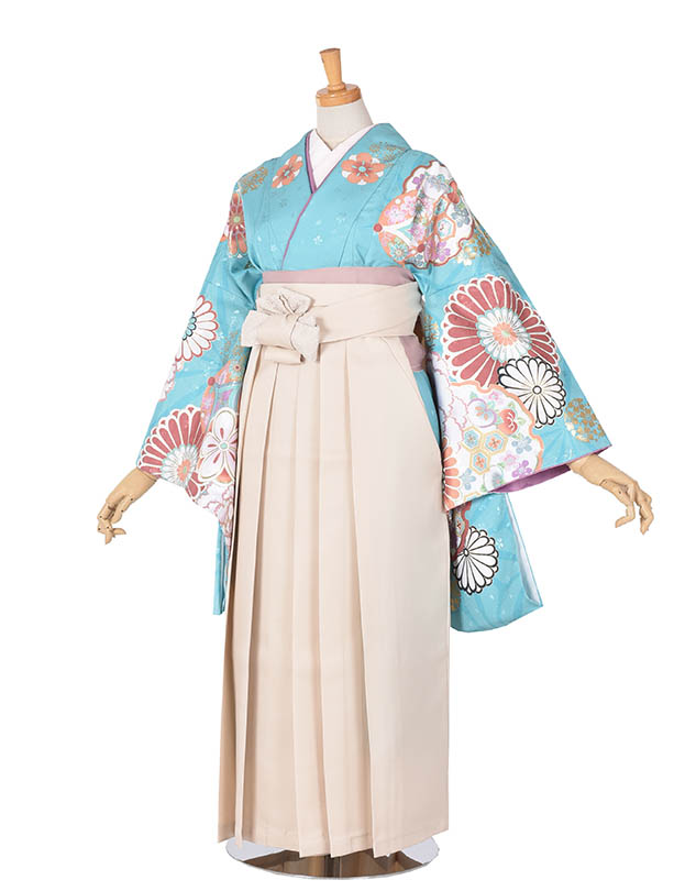 卒業袴 二尺袖 コーディネート例