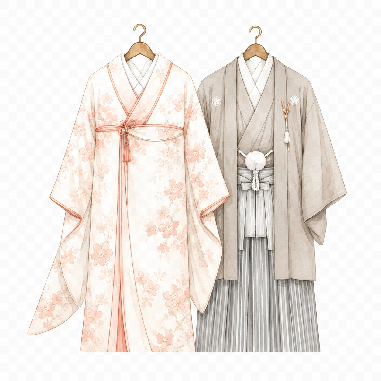 新郎新婦様の和装衣装